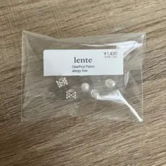 ピアス　アクセサリー　リボン　パール