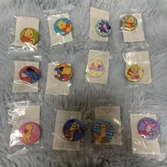 くまのプーさん缶バッジ　12種類