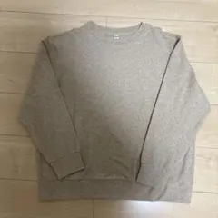 ベージュ 長袖ニットセーター Lサイズ