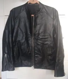 THE SHOP TK　レザージャケット 革ジャン ブラック Sサイズ　メンズ