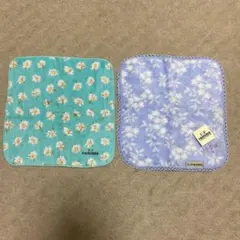 【新品】ユーピーレノマ　ハンカチ　ハンドタオル　花柄