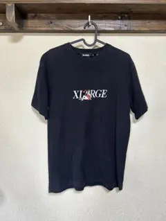 XLARGE ブラック Tシャツ ロゴプリント