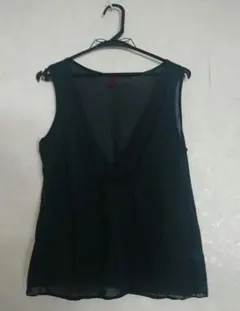 URBAN RESEARCH ノースリーブ ブラック トップス