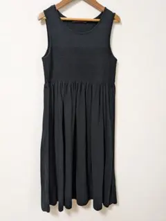 Mademoiselle NON NON ノースリーブワンピース　黒のサムネイル