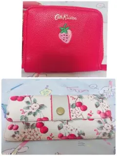 キャスキッドソン　いちご　財布 Cath Kidston - キャスキッドソン 長財布 イチゴ柄の通販 by RJ's shop