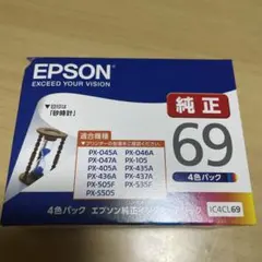 エプロン 純正インクカートリッジ IC4CL69 新品 4色 EPSONのサムネイル