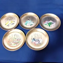 黄瀬戸 小皿 銘々皿 加藤丈山 5客 - メルカリ