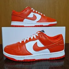 NIKE DUNK LOW By You 28cm イエロー オレンジ - メルカリ