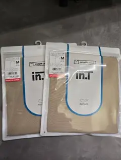 in.T クルーネックTシャツ カットオフ 脇パッド付 短袖 M 2枚