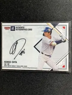 2025 BBM 東京ヤクルトスワローズ 太田賢吾 直筆サインカード 90シリ
