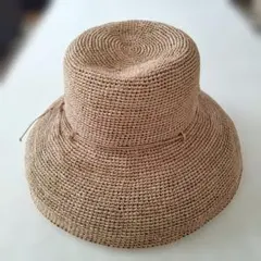 美品 ヘレンカミンスキー つば広 ラフィア ハット プロバンス12