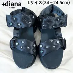 プラスダイアナ +diana スポーツサンダル L サイズ