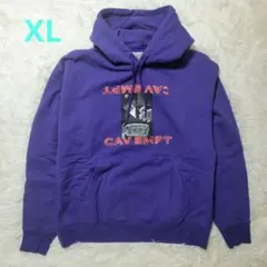 ●XLサイズ●25AW●C.E●FREQUENCY HOODYパーカー パープル