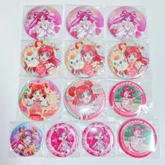 夢原のぞみ　缶バッジ7個セット　ハルカノゾムミライノハナ　アイドルプリキュア 夢原のぞみ 缶バッジ7個セット ハルカノゾムミライノハナ