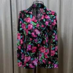 銀座マギー　夏用　上着　ジャケット　花柄で華やか！