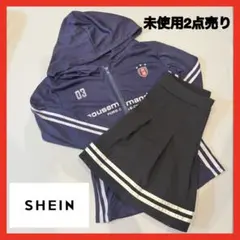 SHEIN薄手パーカー•スカート•未使用2点売り【定価約4000円→1590円】