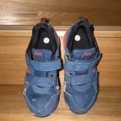 アシックス　asics ゴアテックス　ネイビー/レッド キッズ　スニーカー