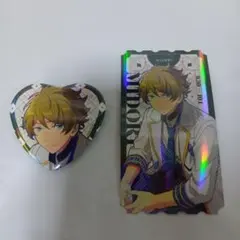 あんさんぶるスターズ缶バッジとホロカードセット未使用