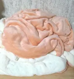 11/25迄★赤字破格❤みかん＊超レア❤超厚手＊極やわ⭐Wボア★シングルお布団⭐