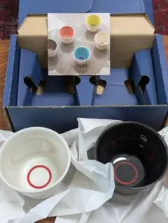 コップ 湯呑み 白黒 未使用