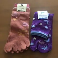 和風靴下2足セット　新品