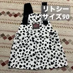 しまむら　littc 101わんちゃん　ジャンパースカート　サイズ90