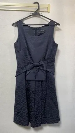 ダークネイビーパーティードレス