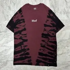 HUF ハフ Tシャツ タイダイ柄 センターロゴ バックプリント M ストリートのサムネイル