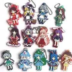 【13点セット】　東方ロストワード　ラバーストラップ　vol1 コンプリート