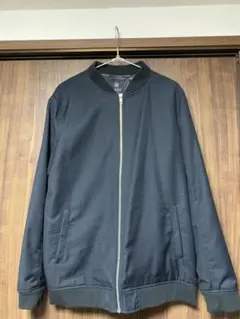 【美品】ナノ・ユニバース　ブルゾン　MA-1 黒　メンズ　M ジャケット