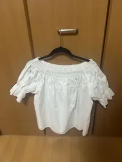 chocol raffine robe オフホワイト ブラウス