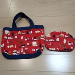 トートバッグ　ポーチ　ハンドメイド