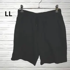 ブラック ショートパンツ 短パン XL ゆったり 部屋着 楽ちん