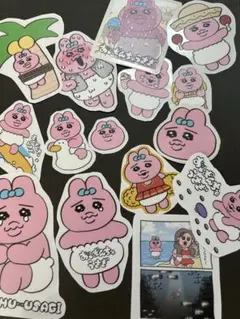 おぱんちゅうさぎ ステッカー 15枚セット