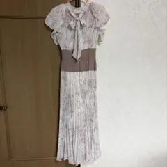 お値下げ美品　SNIDEL花柄ロングドレス