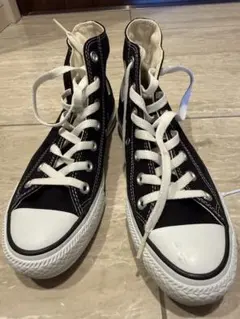 新品未使用☆converse コンバースブラック ハイカット スニーカー