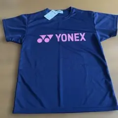 新品　ヨネックス 半袖Tシャツ バドミントン ウェア 紺　レディース　Ｏ