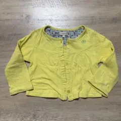 HusHusH カーディガン イエロー 100cm