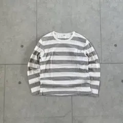 old uniqlo ボーダー　カットソー　ロンT y2k