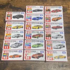 トミカプレミアム 12台セット フェラーリ マクラーレン ランボルギーニ