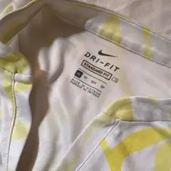 NIKE Dri-FIT リーフ柄 ポロシャツ ホワイト イエローのサムネイル