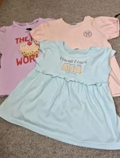 130センチ 半袖Tシャツ 3枚セット