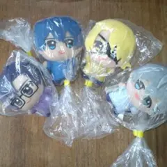 【4点セット】カラフルピーチ　おそろいパーカー　ちびぐるみ　ぬいぐるみ