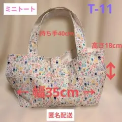 ミニトートバッグ · T-11 ファンシー花柄