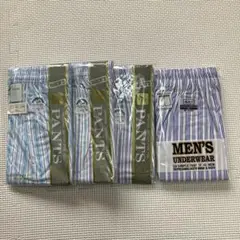 《訳あり/3枚セット》メンズ　下着　トランクス　３Ｌ　綿100％　日本製　前閉じ