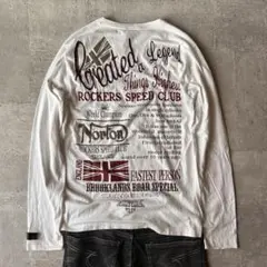 00s Norton Union Jack ロンT y2k swag 刺繍 平成のサムネイル