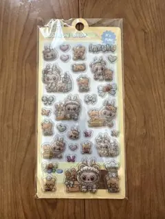 ラブブ　ボンボンドロップシール　新作クマ