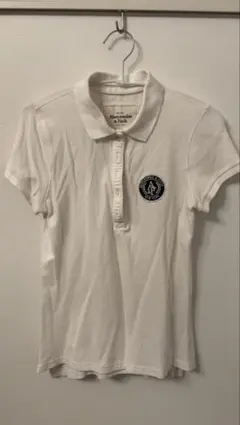 Abercrombie & Fitch ホワイト ポロシャツ 半袖のサムネイル