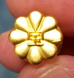 花形金色ネクタイピン