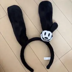 【即日発送】美品 オズワルド カチューシャ ディズニー ミッキー モノクロ